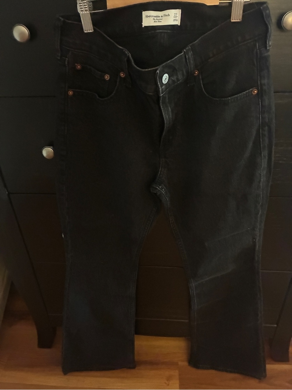 Abercrombie & Fitch Women's Black Bootcut Jeans